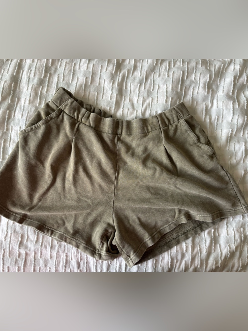 aerie Olive Green Athletic Lounge Shorts